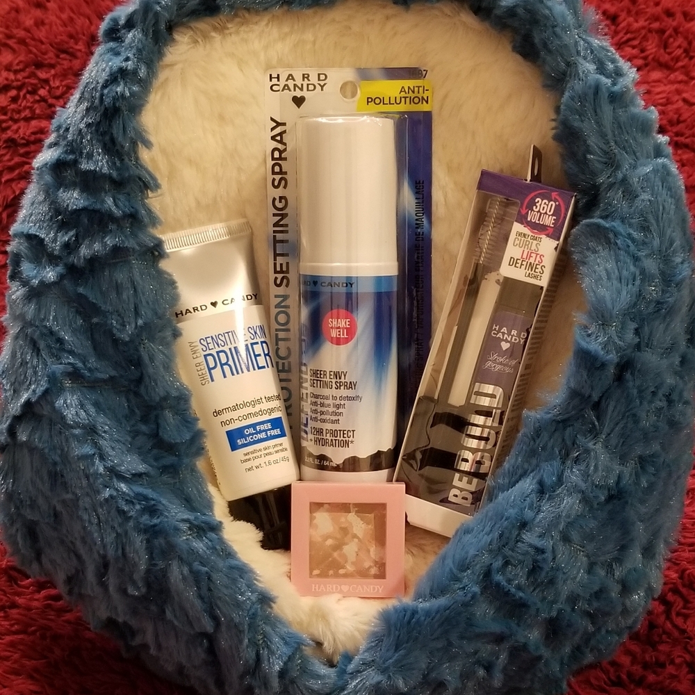 New Hard Candy Primer Eyeshadow Mascara Defend Setting Spray Gift Set